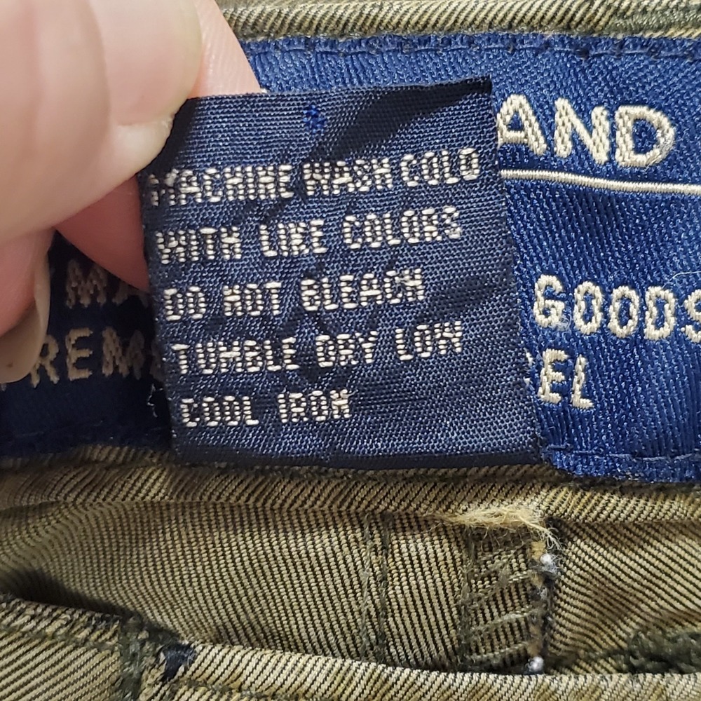 Abercrombie & Fitch Mens Vintage Y2K Paratrooper Pants Size L Military Cargo - Picture 5 of 14